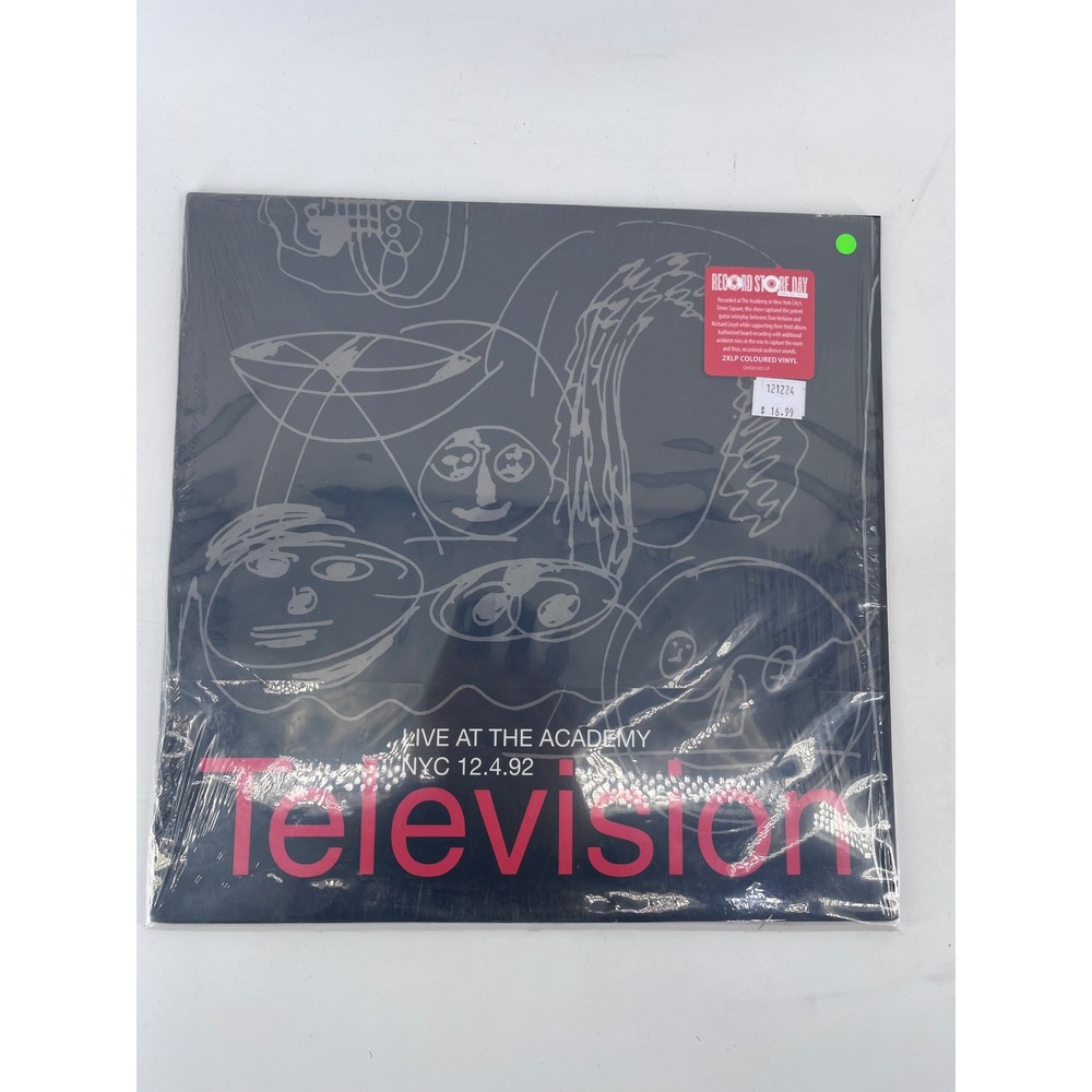 Television Live At The Academy NYC 12.4.92 Red & White Colored Vinyl 2LP RSD